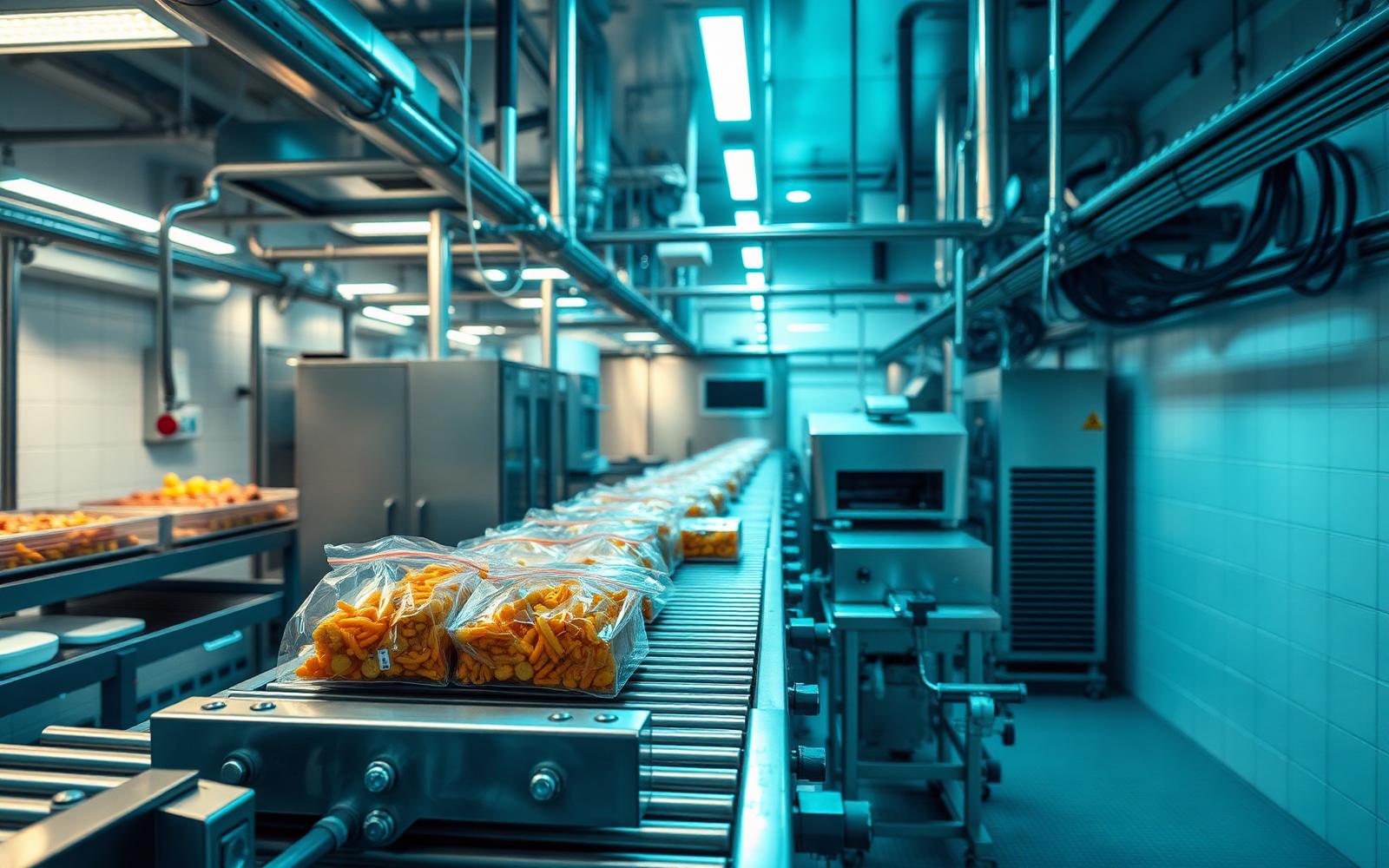 Aplicação de ar comprimido em Indústria Alimentícia