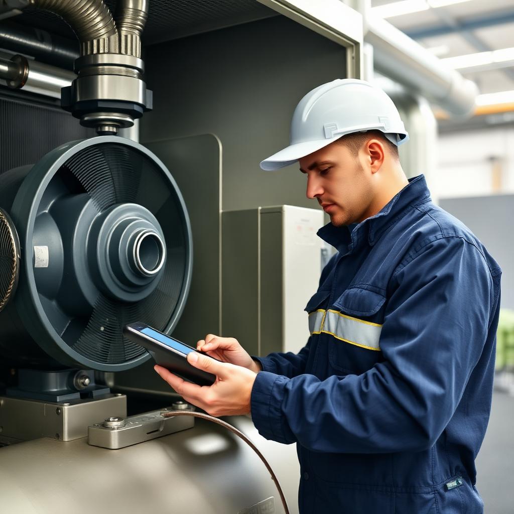 Técnico Scuderia em atendimento de campo
